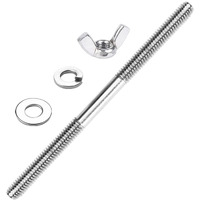 Air Cleaner Stud Kit,Made Of 18-8(304) Stainless Steel,Air Cleaner Mounting Bolt,5 Inch