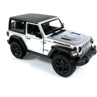 Compatible With Jeep 2018 Wrangler Rubicon Silver Hard Top 1/34 Scale Diecast Model Car