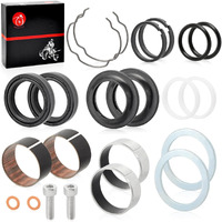 39Mm Front Fork Bushing Dust Oil Seals Rebuild Kit For Sportster 883 1200 Xl883 Xl1200 1990-2013 Fxd Dyna 1991-2005