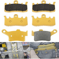 Premium Ceramic Front & Rear Brake Pad Set Fit For Can-Am Spyder Rs Rs-S Rt Rt-S St F3 F3-S F3-T, Brake Pads Kit For Cam Am Spyder 2013 To Current