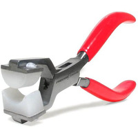 Precise Canada Ring Bending Pliers, Nylon Jaw - Jewelry Making Supplies, Bending And Wrapping Metal Tool, Pvc Red Handle