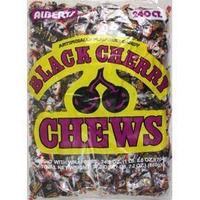 Albert's Chews Black Cherry 240 Piece Bag