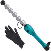Bed Head Rock N Roller Clamp Free 2-In-1 Curling Wand | Round Barrel For Tousled Waves