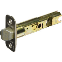 Kwikset 82247-15 Adjustable Radius Deadlatch Brass Finish