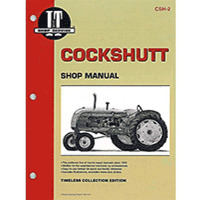 Raparts Shop Manual I&T Csh-2 For Cockshutt 20 30 10 50 Co-Op E2 E3 E4 E5 Farm Crest 30