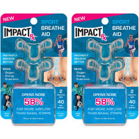 Sleepright Impactrx Sport Intra-Nasal Breathe Aids For Sports,Athletes (2-Pack)