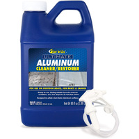 Star Brite Ultimate Aluminum Cleaner & Restorer - Aluminum Boat Cleaner - Perfect For Pontoon Boats, Jon Boats & Canoes 64 Oz With Sprayer (087764)