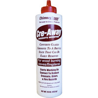 Chimneysaver Cre-Away Creosote Modifier (16 Oz Squeeze Bottle) - The Original Creosote Remover For Chimneys, Wood Stove Cleaner, Wood Burning Fireplace