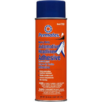 Permatex 27828 Body Shop Heavy Duty Headliner Adhesive, High-Strength Spray Adhesive, Repair Detached Or Loose Interior Parts, Dries Clear, Aerosol Can, 16.75 Oz
