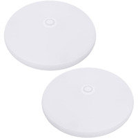 Facon 3-1/2'' Led Rv Puck Light With Switch, 2-Packs Slim Surface Mount Ceiling Dome Light, 12V Dc Interior Light For Rv Camper Trailer Motorhome, 4000K Cool White