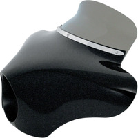 Memphis Shades Mep8541 Black/Smoke Windshield (Batwing Fairing Spoiler Batwing Fairing 6.5")