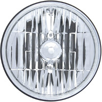 United Pacific 31386 Ultralit 5-3/4 Crystal Clear Glass Lens Headlight, Reinforced Reflector, Rugged Anti-Vibration, 12V, Dot/Sae, 9007 Bulb - 1 Unit