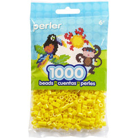 Perler Beads Fuse Beads For Crafts, 1000Pcs, Yellow