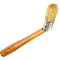 Steelman Euro Lube Applicator Brush, Angled, Stiff Bristles, For Paste-Style Tire Mounting Lubricants