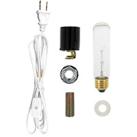 Creative Hobbies Ml1-B6 Large Christmas Tree Wiring Kit, 40 Watt Bulb, Standard (Edison) Base, Great For Lighting Large Size Objects