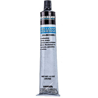 Quicksilver 86166Q1 Bellows Adhesive - Resistant To Oil, Grease, Gasoline And Water - 1.5 Oz Tube
