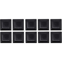 10 Pack-Black-6X6 Fence Post Plastic Cap-(5 5/8 X 5 5/8) Pressure Treated Wood Made In Usa