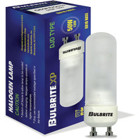 Bulbrite Q50Fr/Gu10 120-Volt Halogen Djd Type Tubular Gu10 Bulb, Frosted, 50-Watt