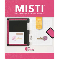 Misti Stamp Tool Original Size Stamp Positioner (2020 Version); Includes Bar Magnet And Foam Pad; The Most Incredible Stamp Tool Invented