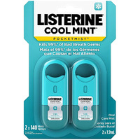 Listerine Pocketmist Cool Mint Oral Care Mist To Get Rid Of Bad Breath, 2 Pack ( Pack Of 8)