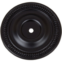 Gliderite Hardware 5060-Mb-10 2.5-Inch Round Cabinet Back Plate 10 Pack, Matte Black Finish