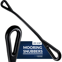 Five Oceans Fo1400 Marine Boat Mooring Line Rubber Snubbers Shock Absorber, 23-1/4 Inches