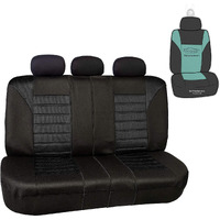 Fh Group Car Seat Cover For Back Seat Premium 3D Air Mesh Black Seat Cover Universal Fit Rear Seat Cover Split Bench Car Seat Protector For Dogs And Kids, Car Interior Accessories For Suv Sedan Van