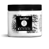 Speedball Water Soluble Block Printing Ink, White, 1 Pound - 380819