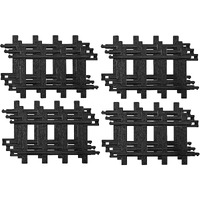 Lionel Ready-To-Play Straight Track Pack, 6-1/4, 12 Pieces, Black