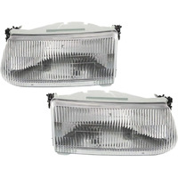 95 96 97 98 99 00 01 Ford Explorer Headlight Headlamp Composite Halogen Front Head Light Lamp Set Pair Left Driver And Right Passenger Side