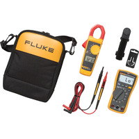 Fluke 117/323 Kit Multimeter And Clamp Meter Combo Kit For Residential And Commercial Electricians, Ac/Dc Voltage, Ac Current 400 A, Includes Test Leads, Tpak And Carrying Case