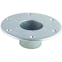 Rv Trailer Ap Products Pedestal Base Round Flush Mount Table Leg Base, Aluminum (1)
