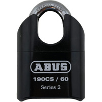 Abus 190Cs/60 High Security Solid Steel Combination Padlock, Closed Shackle