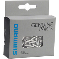 Shimano Derailleur Cable End Cap X100 (Silver, 1.2-Mm)