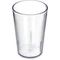 Carlisle Foodservice Products 55268107 Stackable Shatterresistant Plastic Tumbler, 8 Oz., Clear (Pack Of 6)