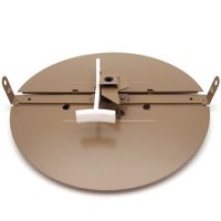Hvac Premium 8" Butterfly Damper - Control Your Airflow On Drop Ceiling Grilles Of 24X24 (8" Round Duct Opening)