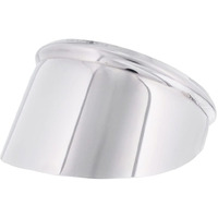 United Pacific C5002 4-Inch Round Stainless-Steel Peep Mirror Visor, Highly Polished, Easy Installation, Fits 4-Inch Peep Mirrors - 1 Visor Only