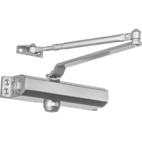 Dynasty Door Closer, Commercial Grade Size 4 Spring, Hydraulic Automatic Series 4000 Door Closer Sprayed Aluminum