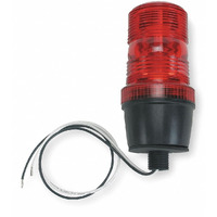 Warning Light, Strobe Tube, Red, 120Vac