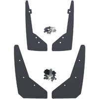 Rokblokz Splash Guards For 2015-2019 Compatible With Ford Mustang - Rock Guards Fit V6 - Ecoboost - And Gt Models (Not Gt350/500) (Black, Set Of 4 - Front And Rear)