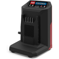 Toro 2 Ampere 60 Volt Max Lithium Ion Battery Charger Compatible With Flex-Force Power System Tools With Charge Status Light Indicators, Black