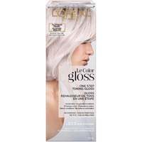 L'Oreal Paris Le Color Gloss One Step In-Shower Toning Hair Gloss For Bleached Hair, Neutralizes Brass, Conditions & Boosts Shine, Platinum Pearl, 4 Ounce