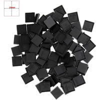 100Pcs 20Mm Square Black Miniature Model Bases For Tabletop Or Miniature Wargames (20Mm(0.78Inch), 100Pcs)