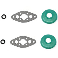 Seadoo Exhaust Rave Valve Repair Rebuild Kit 787 800 Carb Gsx Gtx Spx Xp Bellows: 290260723, 290260728, 420260728 & 420260723 Gasket: 420931540 & 290931540 (2)
