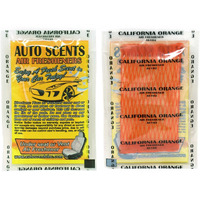 Individually Wrapped - Professional Car Air Freshener Pads - Remove Smells & Add Ambience (15 Per Pack) (California Orange)
