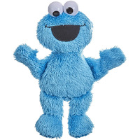 Sesame Street Little Laughs Tickle Me Cookie Monster, Talking, Laughing 10-Inch Plush Toy For Toddlers, Kids 12 Months And Up