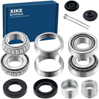 Xike 2 Set Fits 25Mm Axles Trailer Wheel Hub Kit, 30205 Bearings, Tc30X52X10Mm Seal, Od 52Mm Dust Cover And Cotter Pin.