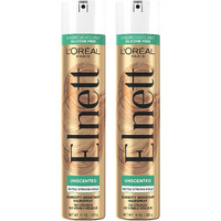 L'Oreal Paris Hair Care Elnett Satin Extra Strong Hold Hairspray, Unscented, 11 Ounce (Pack Of 2)