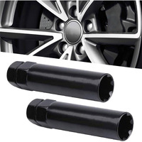 Muhize Upgraded 6 Spline Lug Nut Key - Standard Small Diameter Lug Nut Key Drive Socket(2024 New), Lug Nut Tool Key Replacement, For 3/4Inch & 13/16Inch Hex Wrenchs (2 Pcs)