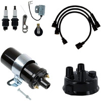 Raparts One New Ignition Tune-Up Kit & 6 Volt Coil Fits John Deere Tractors M Mc Mt 40 320 330 420 430 440